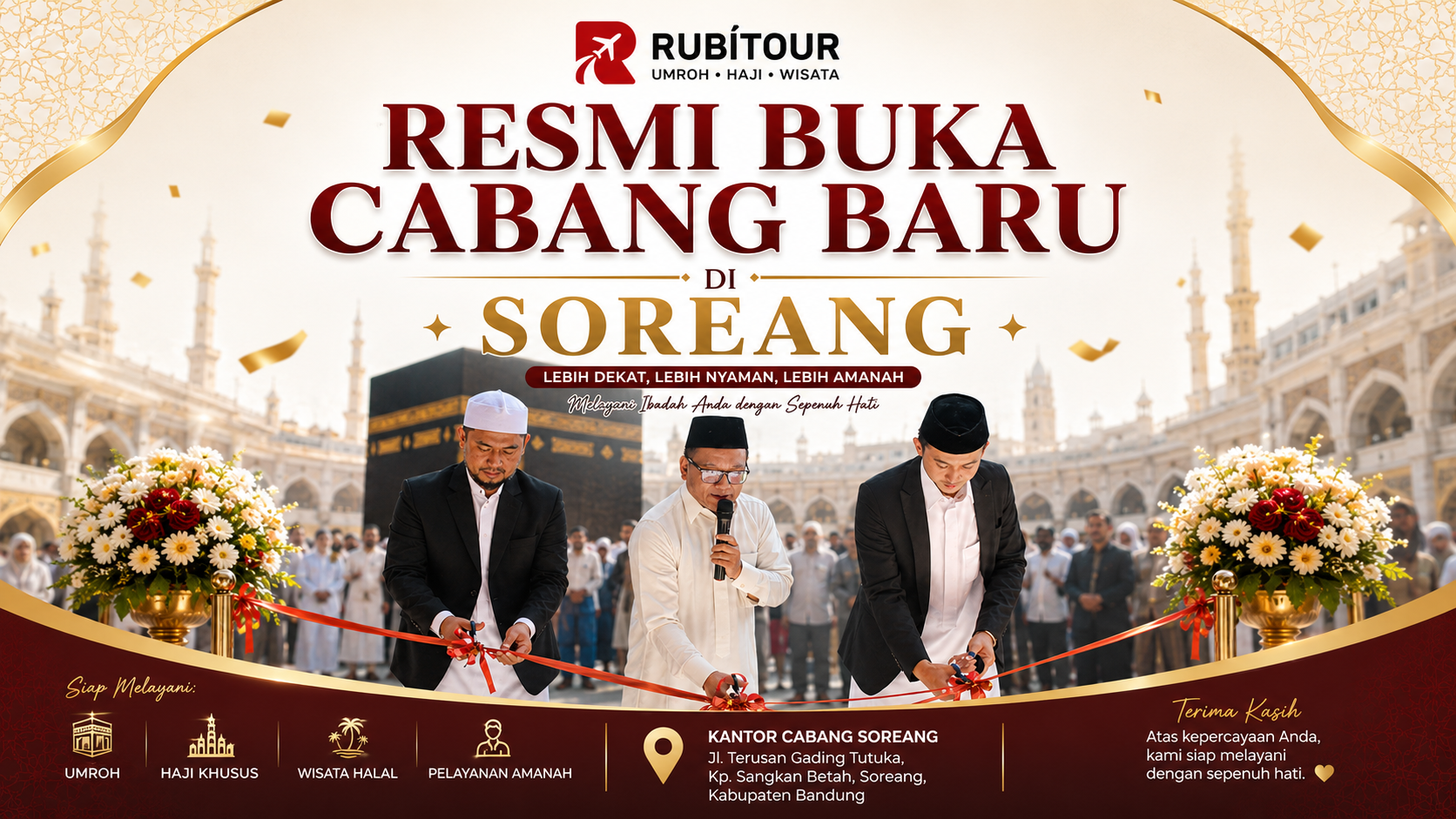 Peresmian cabang baru RubiTour 